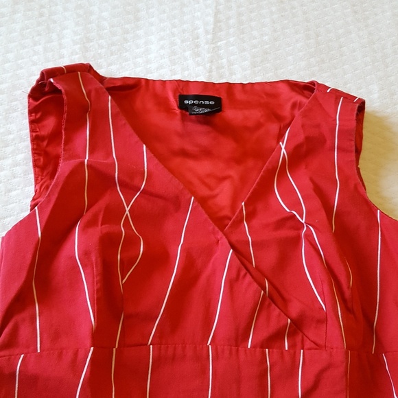 Spense red floral dress - Picture 4 of 5